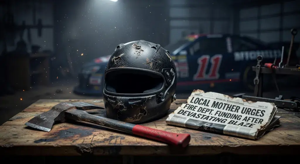 Mother of NASCAR driver Denny Hamlin calls for increased fire department funding after fatal house fire