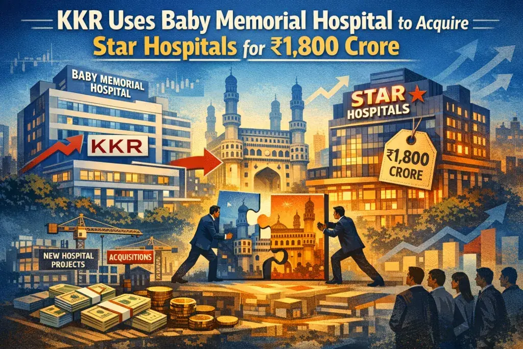 KKR Uses Baby Memorial Hospital to Acquire Star Hospitals for ₹1,800 Crore
